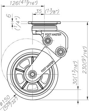 bánh xe giảm sốc