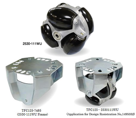 Bánh xe đa hướng Omni wheel 2530-111WU